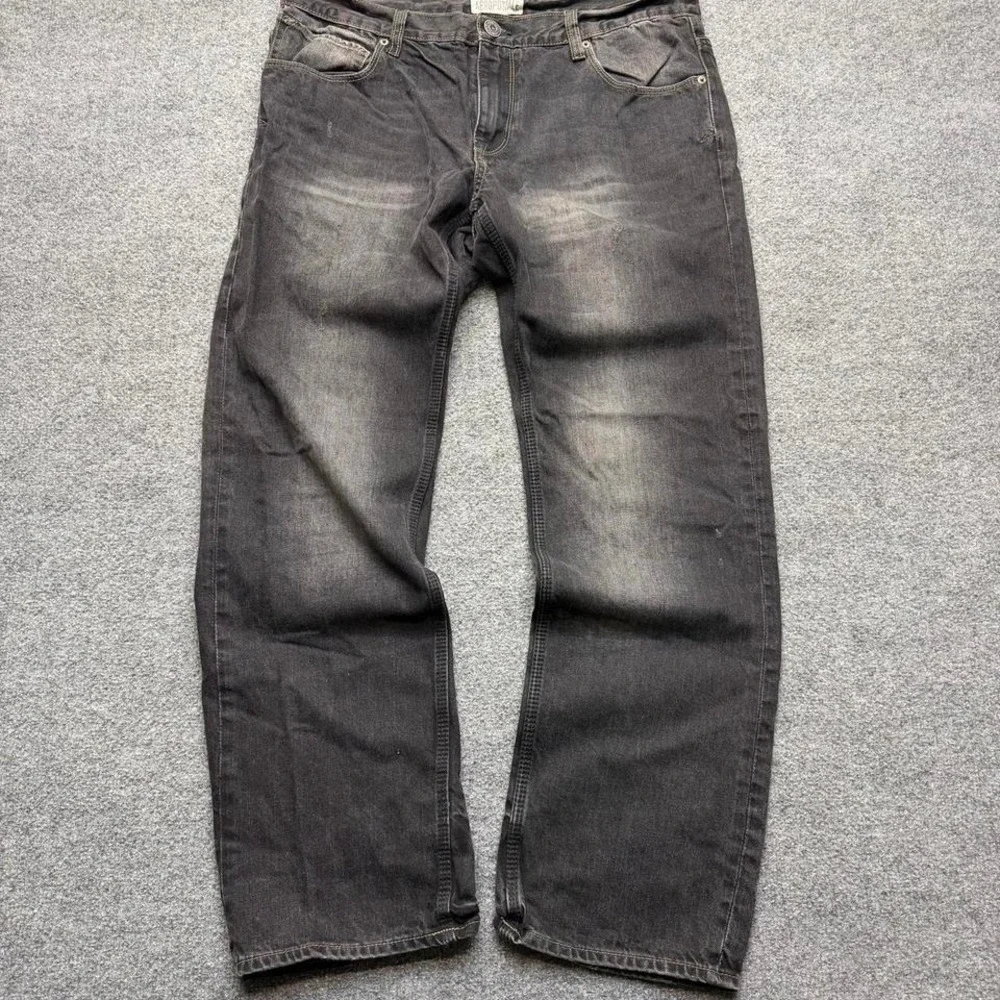 Vtg Y2K men's Aeropostale jeans size 36x30 black denim